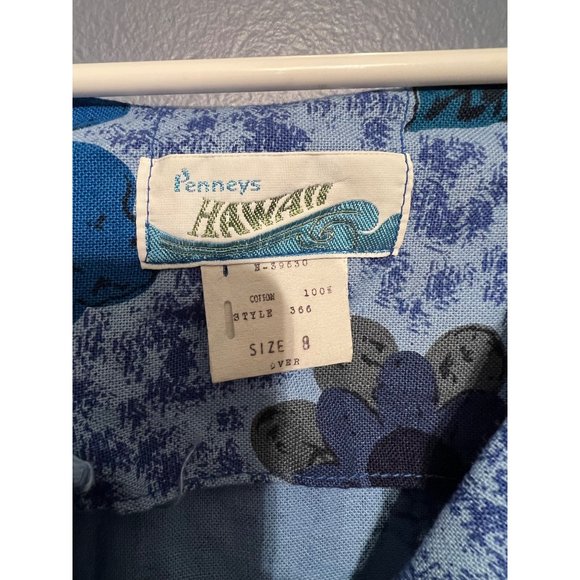 Vintage 70s Penneys Hawaii Women’s Floral Button Front Floral Maxi Dress Size 8 - Picture 4 of 11